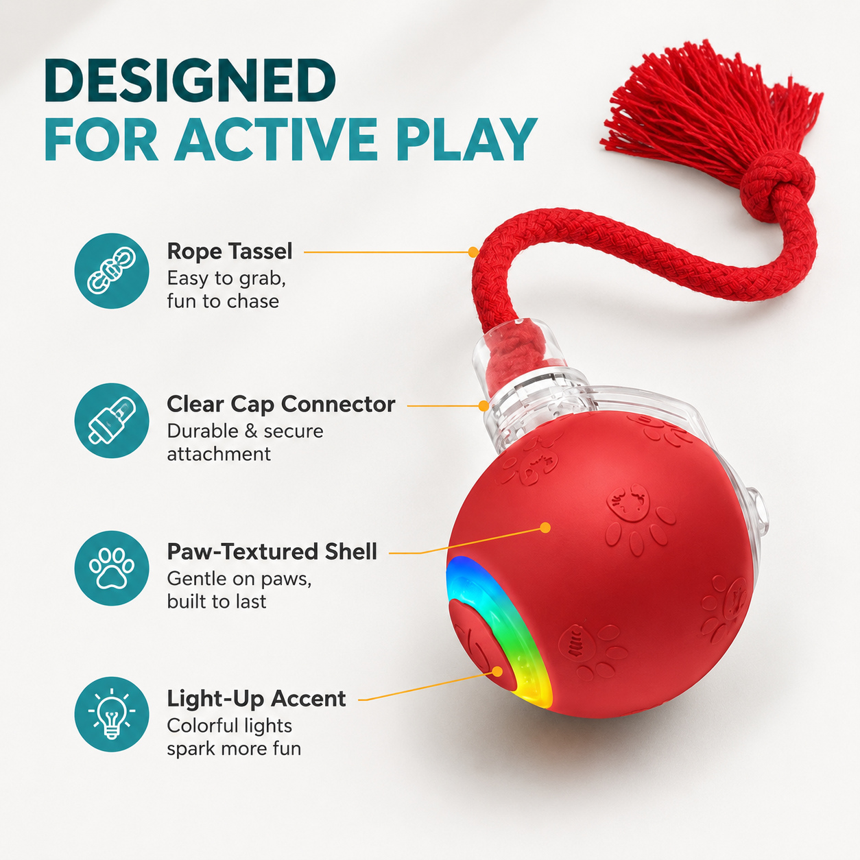 😻 🎶 Smart Interactive Bird Chirping Toy Ball