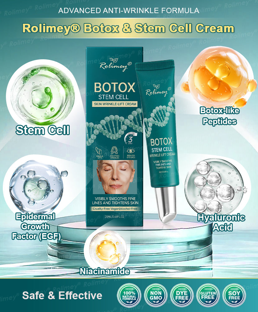 🎫♻👨‍⚕️Rolimey® Botox & Stem Cell Wrinkle-Lift Tightening Cream