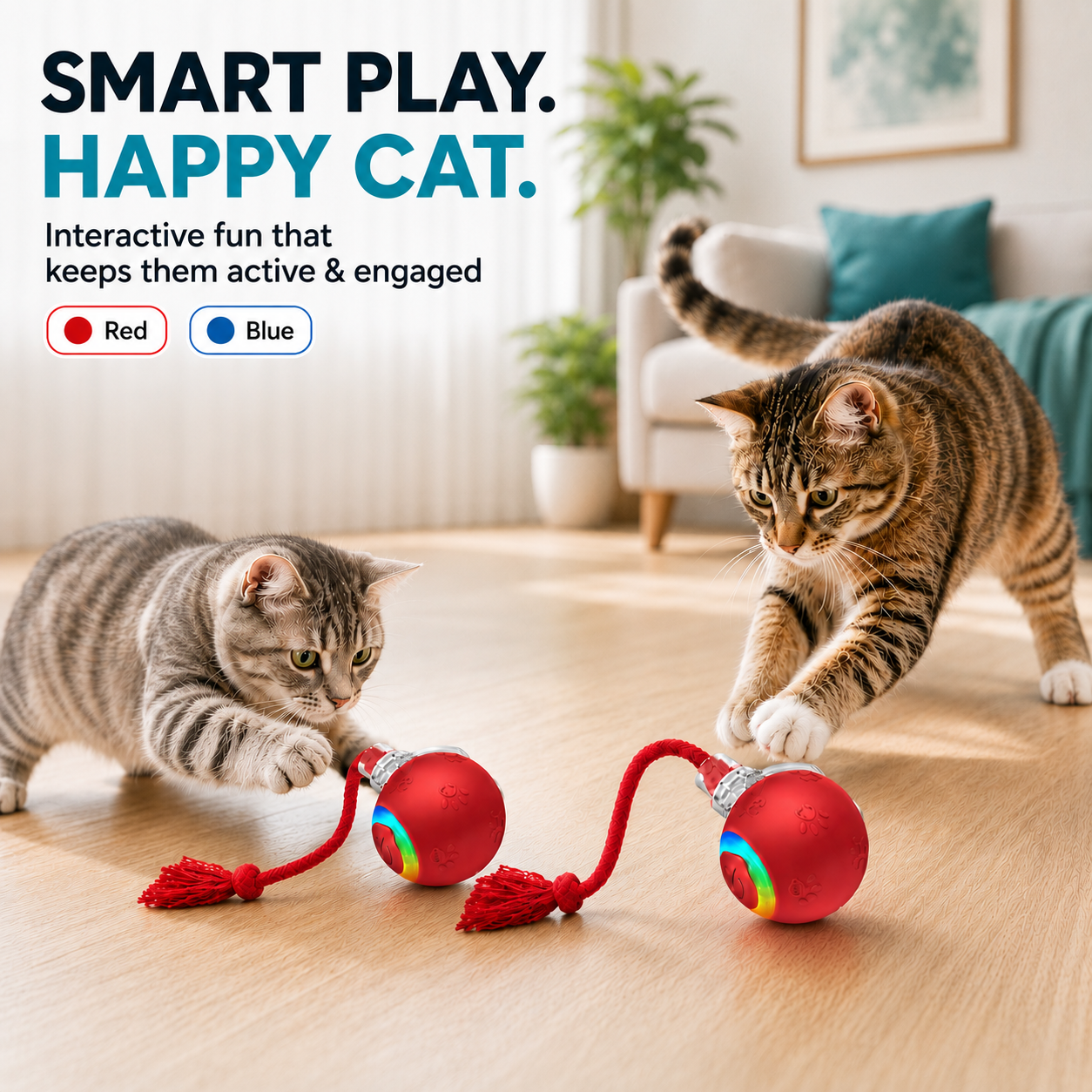 😻 🎶 Smart Interactive Bird Chirping Toy Ball