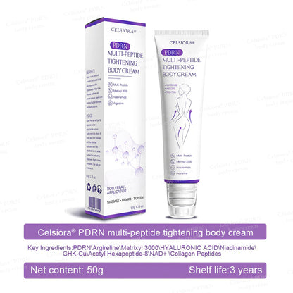 FDA Official: Celsiora® PDRN Multi-Peptide Massaging Body Roller Cream- Anti-aging, Hydrating, Skin Firming & Lifting, Skin Repair, Even Tone, Acne and Dark Spot Treatment, Wart and Mole Removal, and Psoriasis Relief.