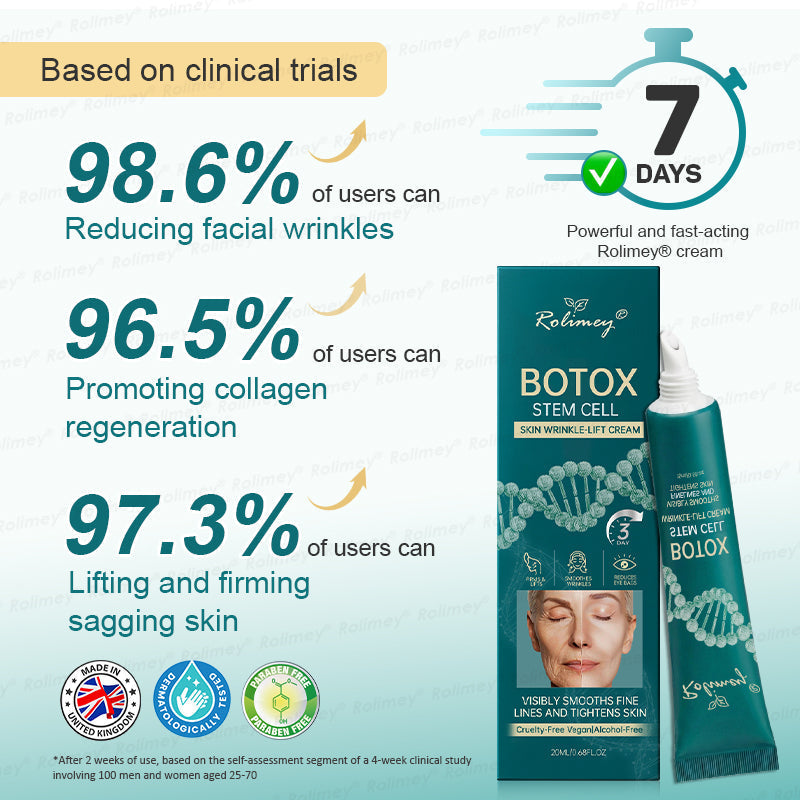 💚✅Rolimey® Botox & Stem Cell Wrinkle-Lift Tightening Cream