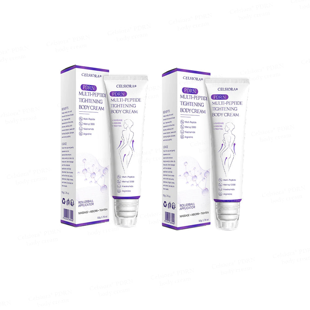 FDA Official: Celsiora® PDRN Multi-Peptide Massaging Body Roller Cream- Anti-aging, Hydrating, Skin Firming & Lifting, Skin Repair, Even Tone, Acne and Dark Spot Treatment, Wart and Mole Removal, and Psoriasis Relief.