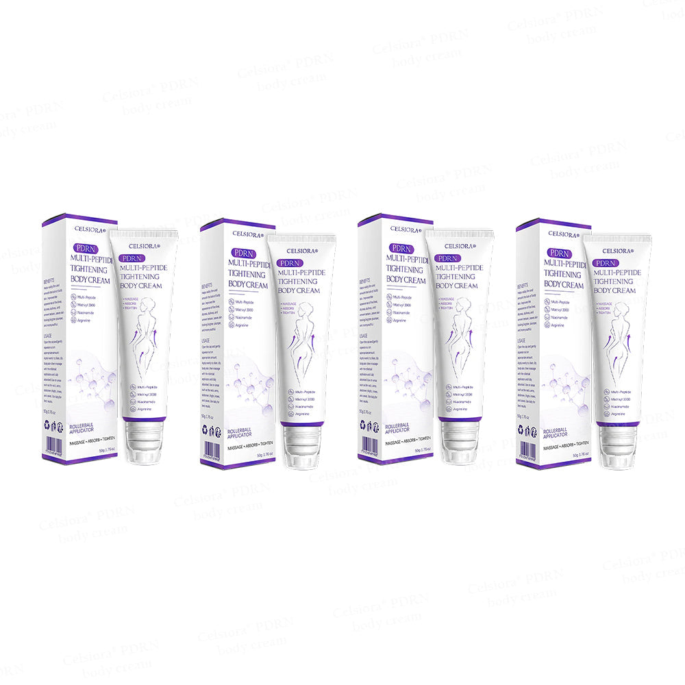 FDA Official: Celsiora® PDRN Multi-Peptide Massaging Body Roller Cream- Anti-aging, Hydrating, Skin Firming & Lifting, Skin Repair, Even Tone, Acne and Dark Spot Treatment, Wart and Mole Removal, and Psoriasis Relief.
