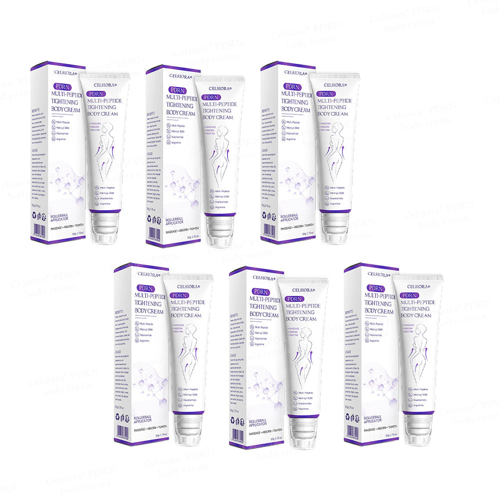 FDA Official: Celsiora® PDRN Multi-Peptide Massaging Body Roller Cream- Anti-aging, Hydrating, Skin Firming & Lifting, Skin Repair, Even Tone, Acne and Dark Spot Treatment, Wart and Mole Removal, and Psoriasis Relief.