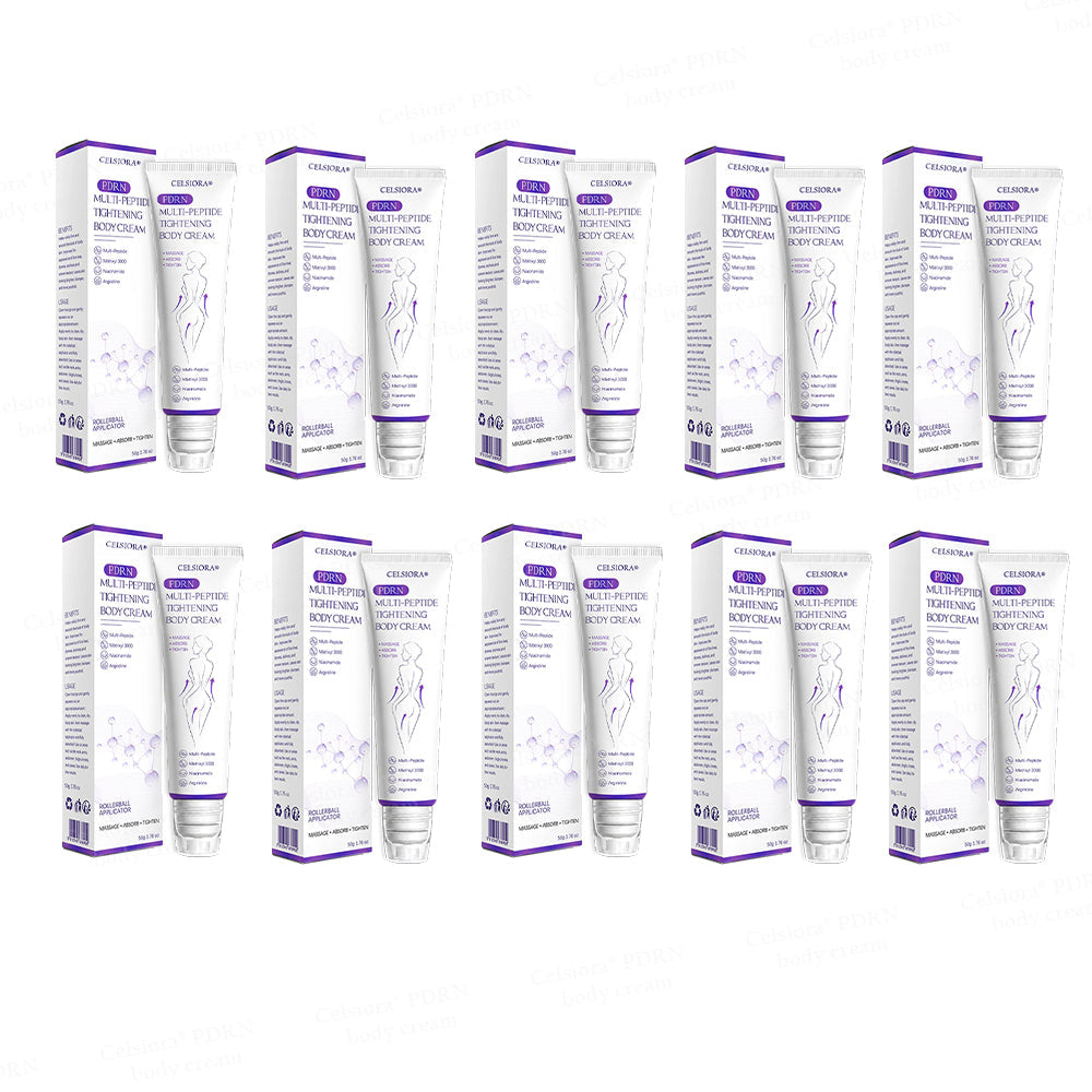 FDA Official: Celsiora® PDRN Multi-Peptide Massaging Body Roller Cream- Anti-aging, Hydrating, Skin Firming & Lifting, Skin Repair, Even Tone, Acne and Dark Spot Treatment, Wart and Mole Removal, and Psoriasis Relief.