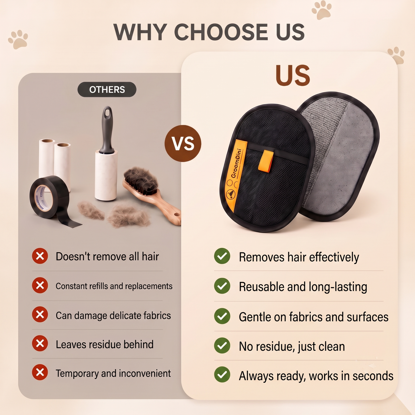 🔥Latest Technology🔥🐾🧤 Pet Hair Remover Electrostatic Gloves
